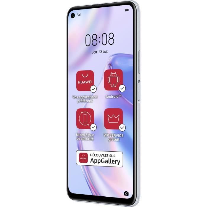 Smartphone - HUAWEI - P40 Lite 5G - 128 GB - 6 GB RAM - 64 MP + 8 MP + 2 MP + 2 MP - Argento spaziale