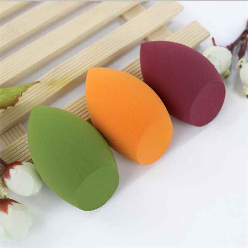 Éponge à maquillage pour femme, poudre, éponge à fond de teint, outils et accessoires de beauté, forme biseautée