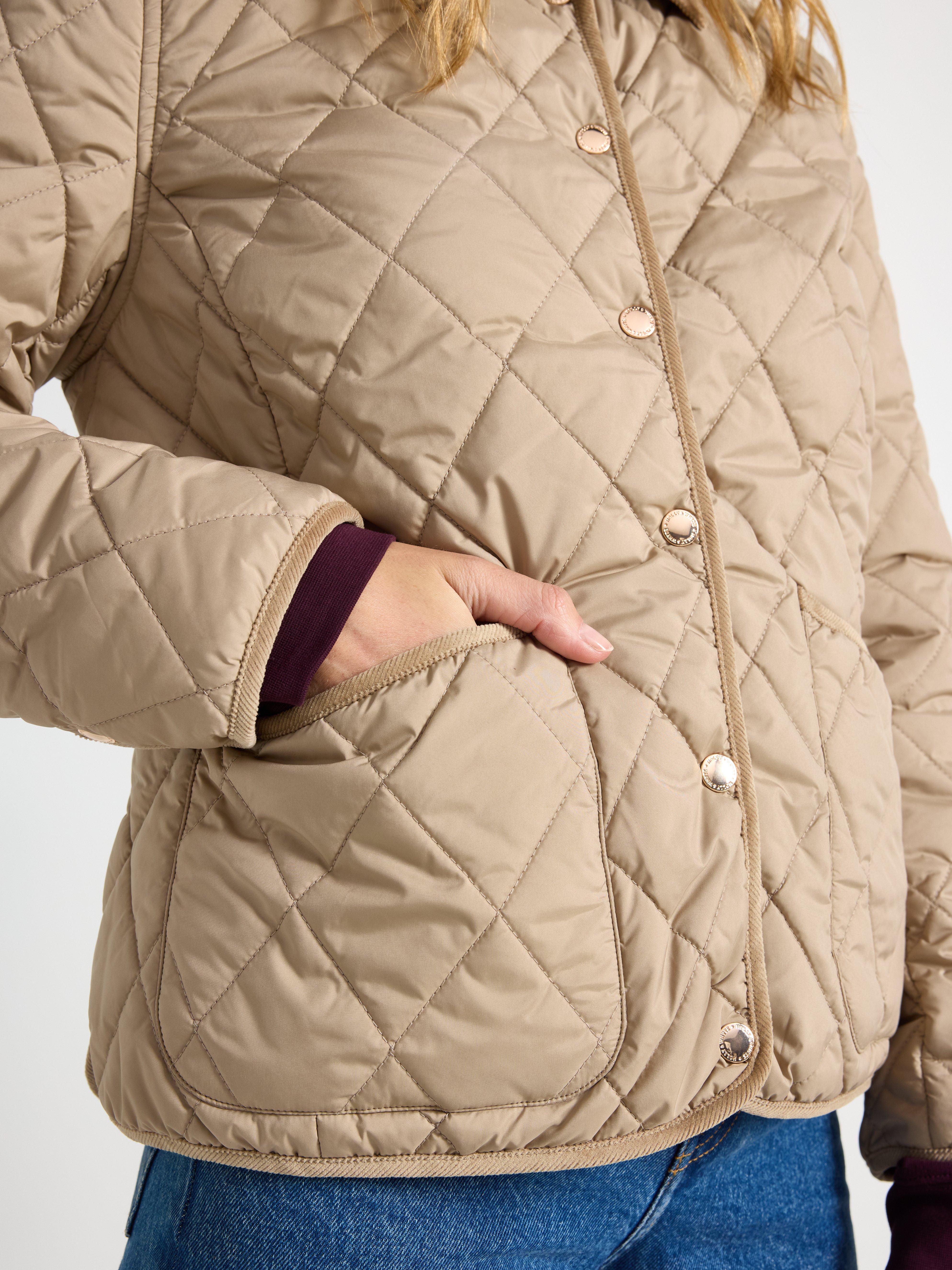 Veste matelassée beige