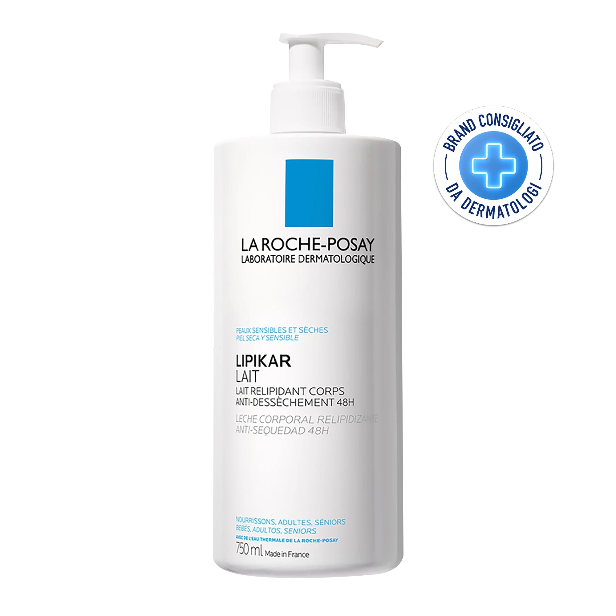 LA ROCHE POSAY La Roche Posay Lipikar Lait 750 ml Lipidenaanvullende bodylotion