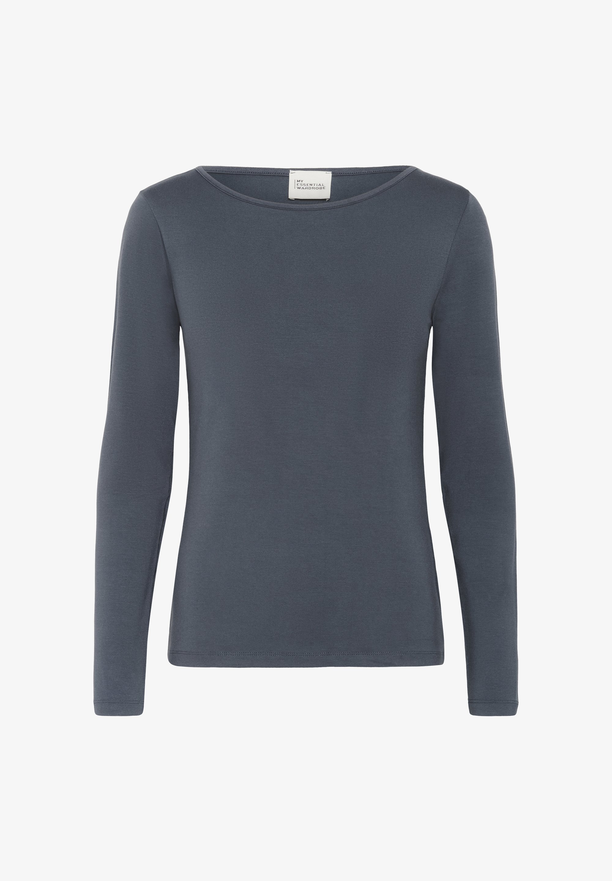 Mijn essentiële garderobe: Top met lange mouwen - donkergrijs