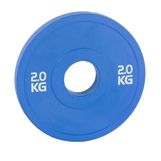 Luxe gekleurde fractionele fitness bumper disc