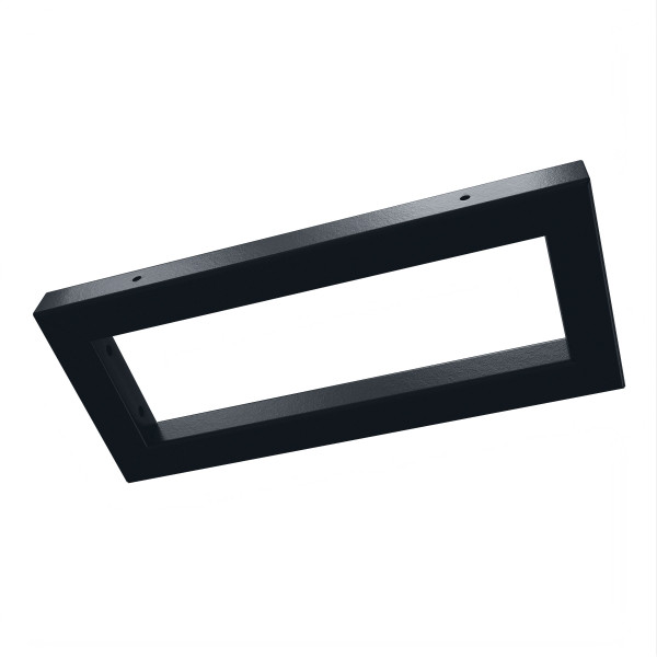 Prostokątny wspornik do blatu loftowy 2szt. SB002A 45x20cm 2szt Antracyt