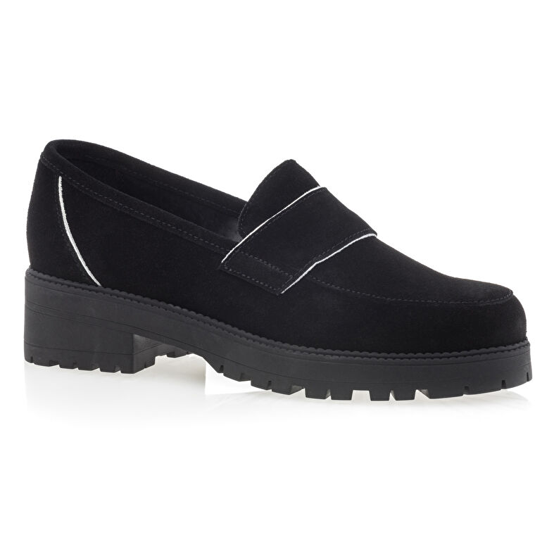 Damskie czarne mokasyny/buty żeglarskie