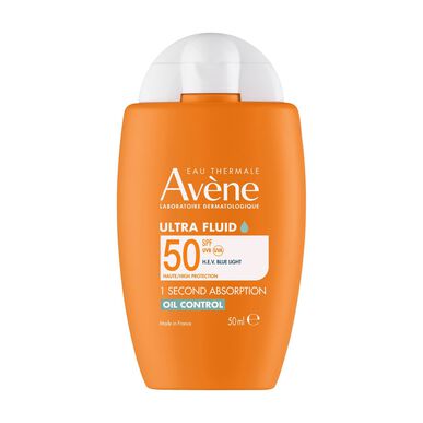 Avène Ultra Fluid Oil Control SPF50 Ultraflytande solskyddsmedel för ansiktet 50 ml