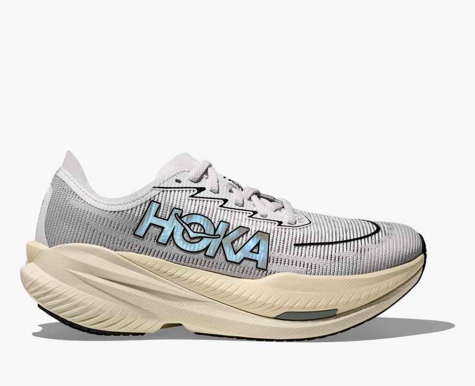 HOKA Mach X 2 Wit / Kosmisch Grijs