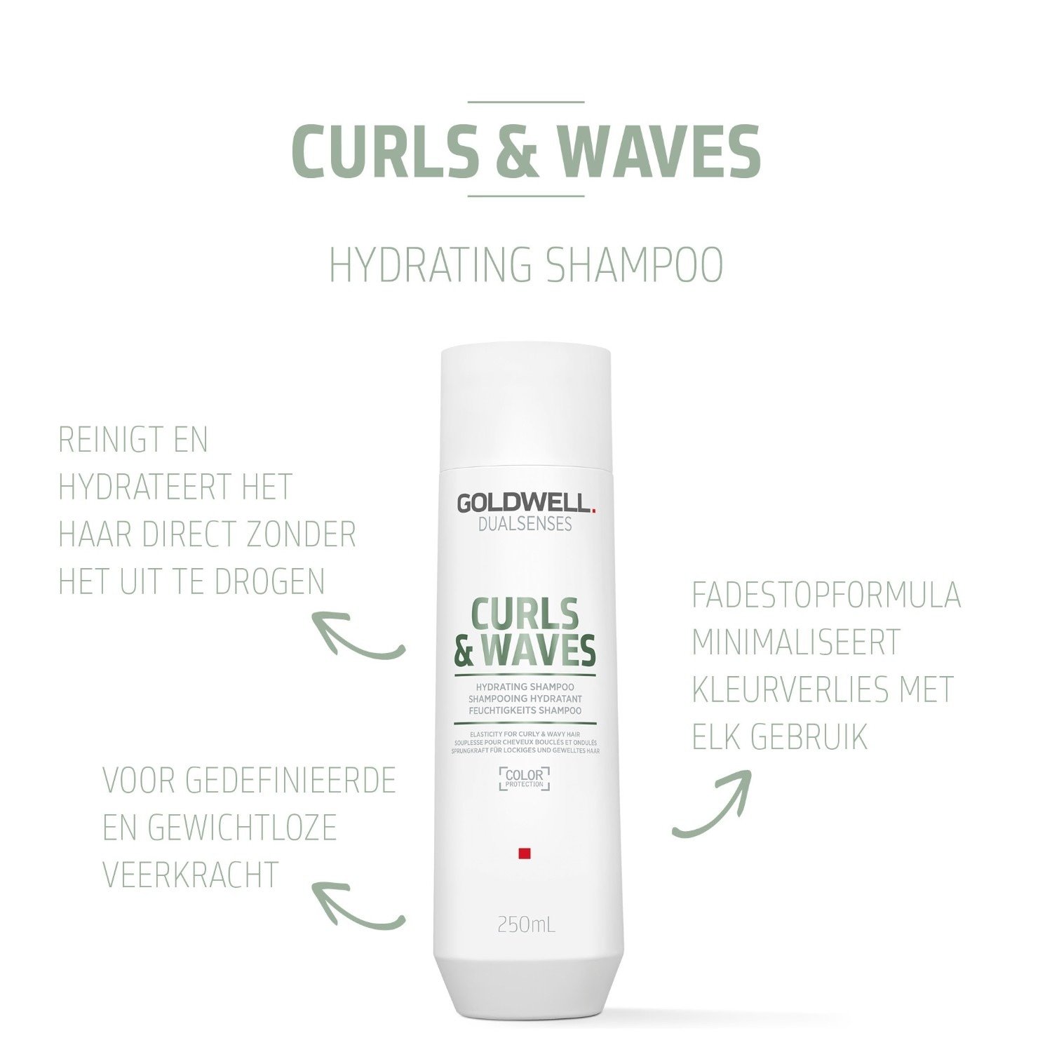 Goldwell Dualsenses vlažilni šampon za kodraste in valovite lase - 250 ml