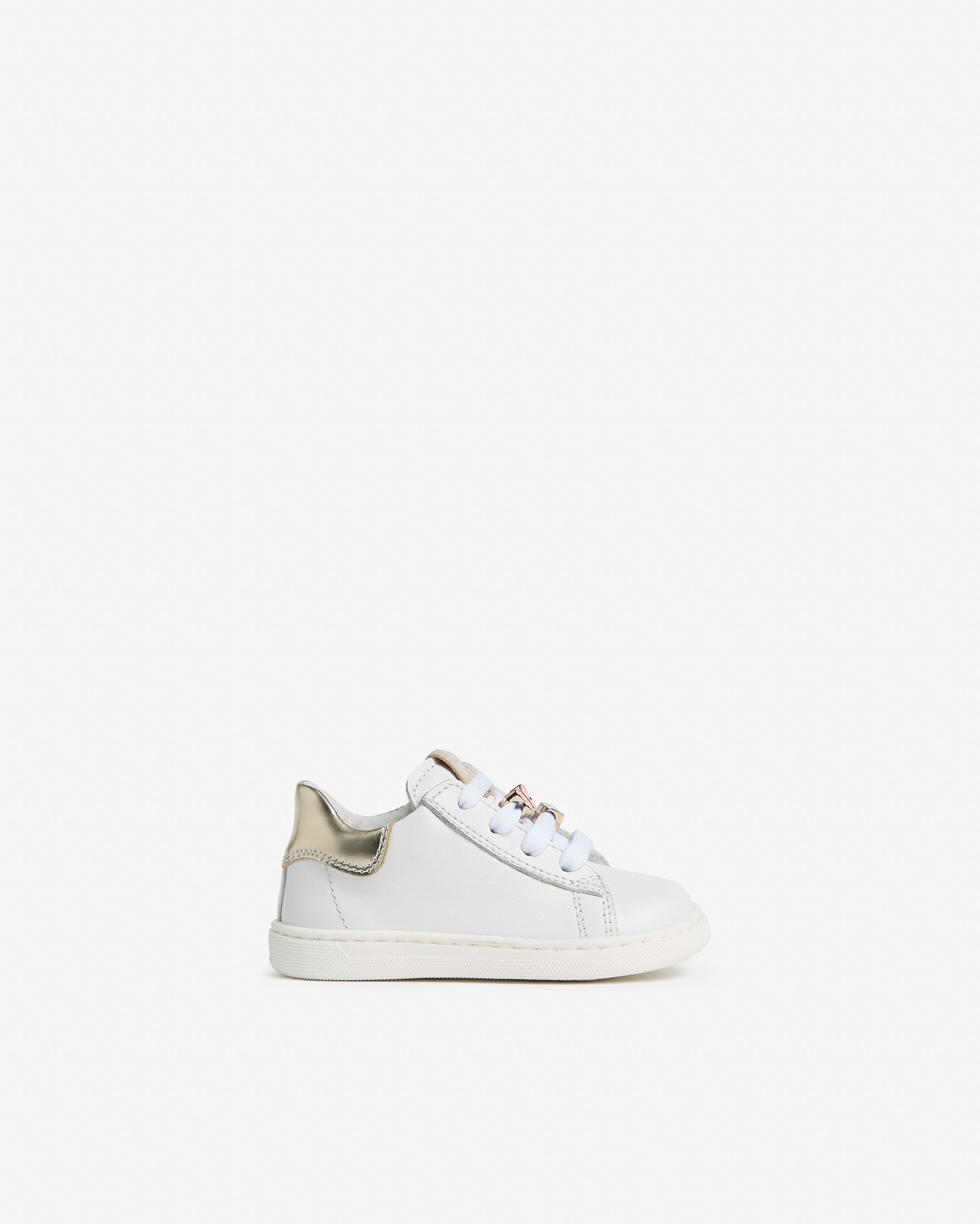  Junior-Sneaker für Mädchen aus Leder und Funktionsmaterial