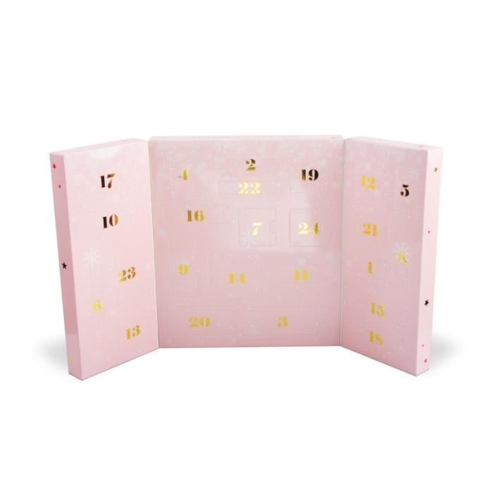 Calendario dell'Avvento Bellezza - GLOSS - Rosa Nostalgica - 24 pezzi - Set trucco completo - Regalo ideale