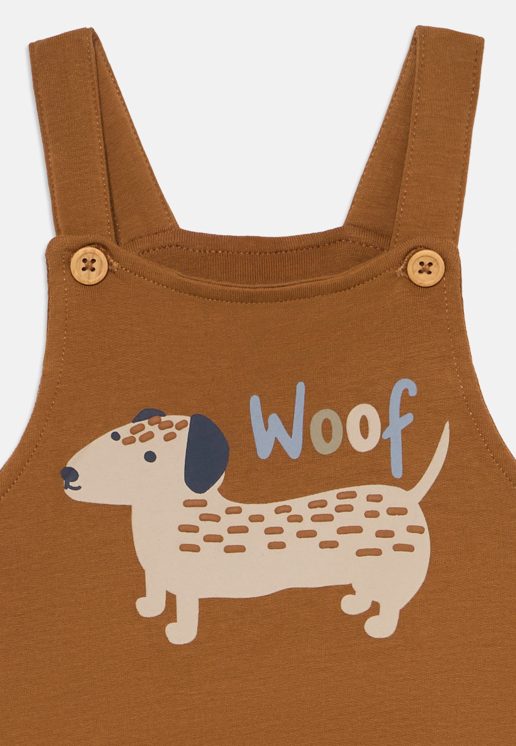 Nom : NBMVONNE OVERALL BOX UNISEX - Salopette - marron