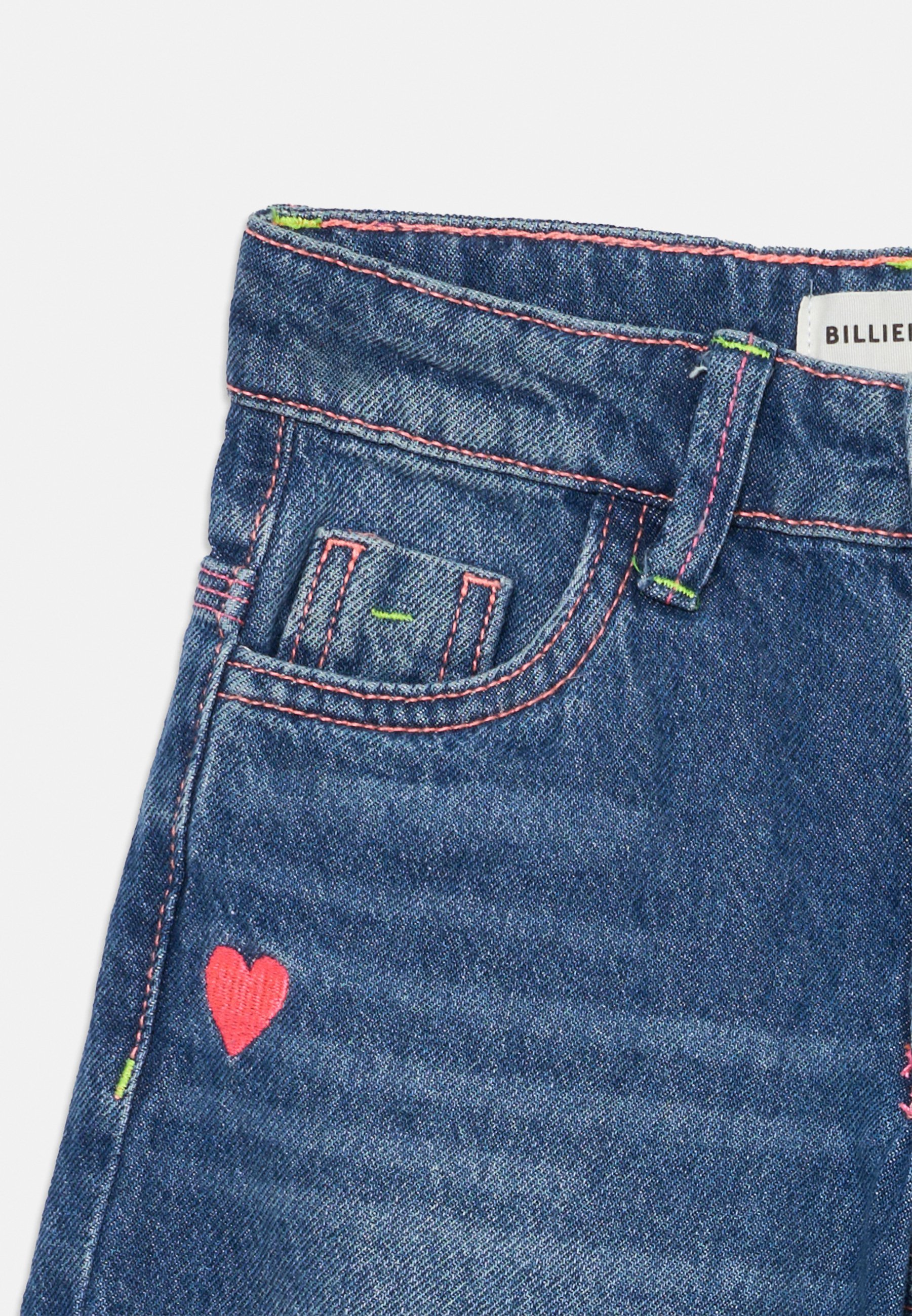 Billieblush PANTALON - Džíny Straight Fit - black denim