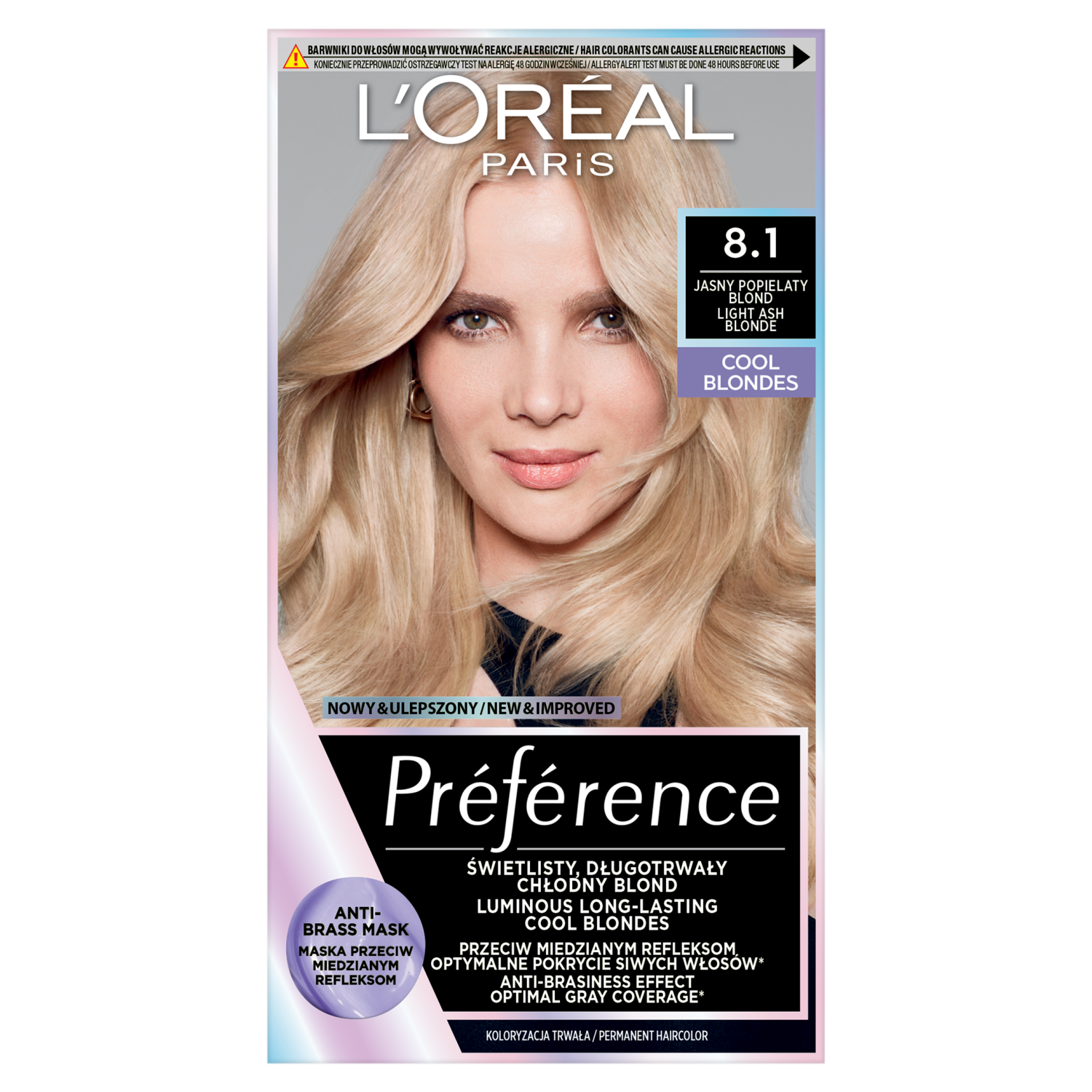 L'Oreal Paris matu krāsa Z2 1021 ļoti gaiša blonda opalescējoša Récital Préférence