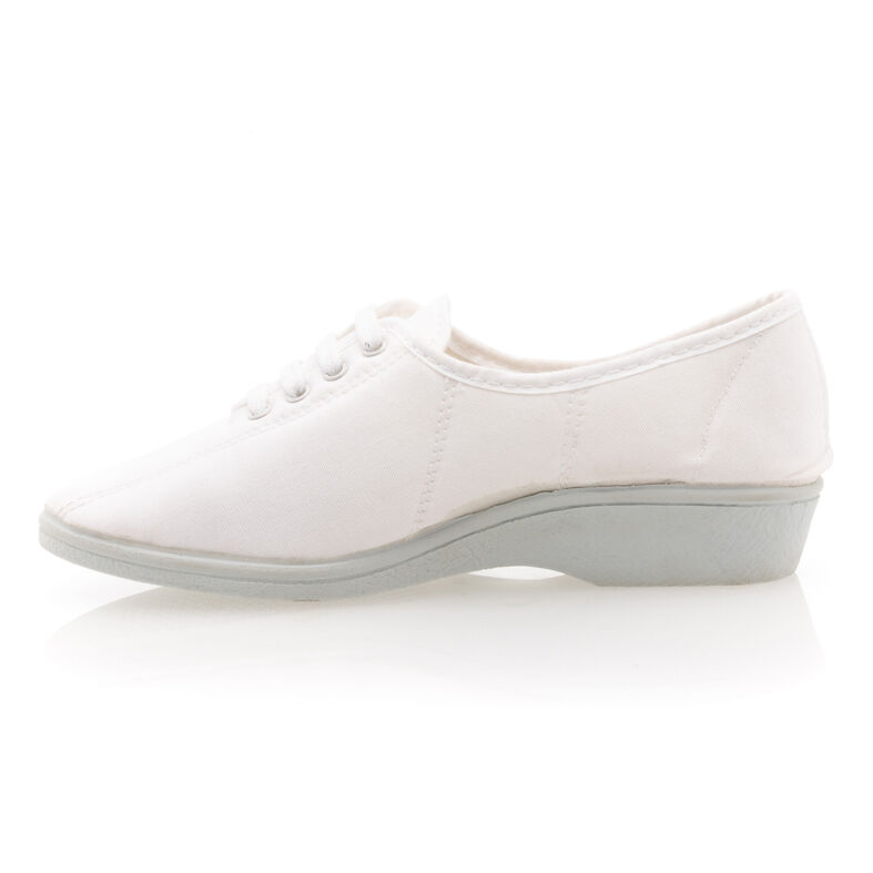 Weiße Komfortschuhe für Damen