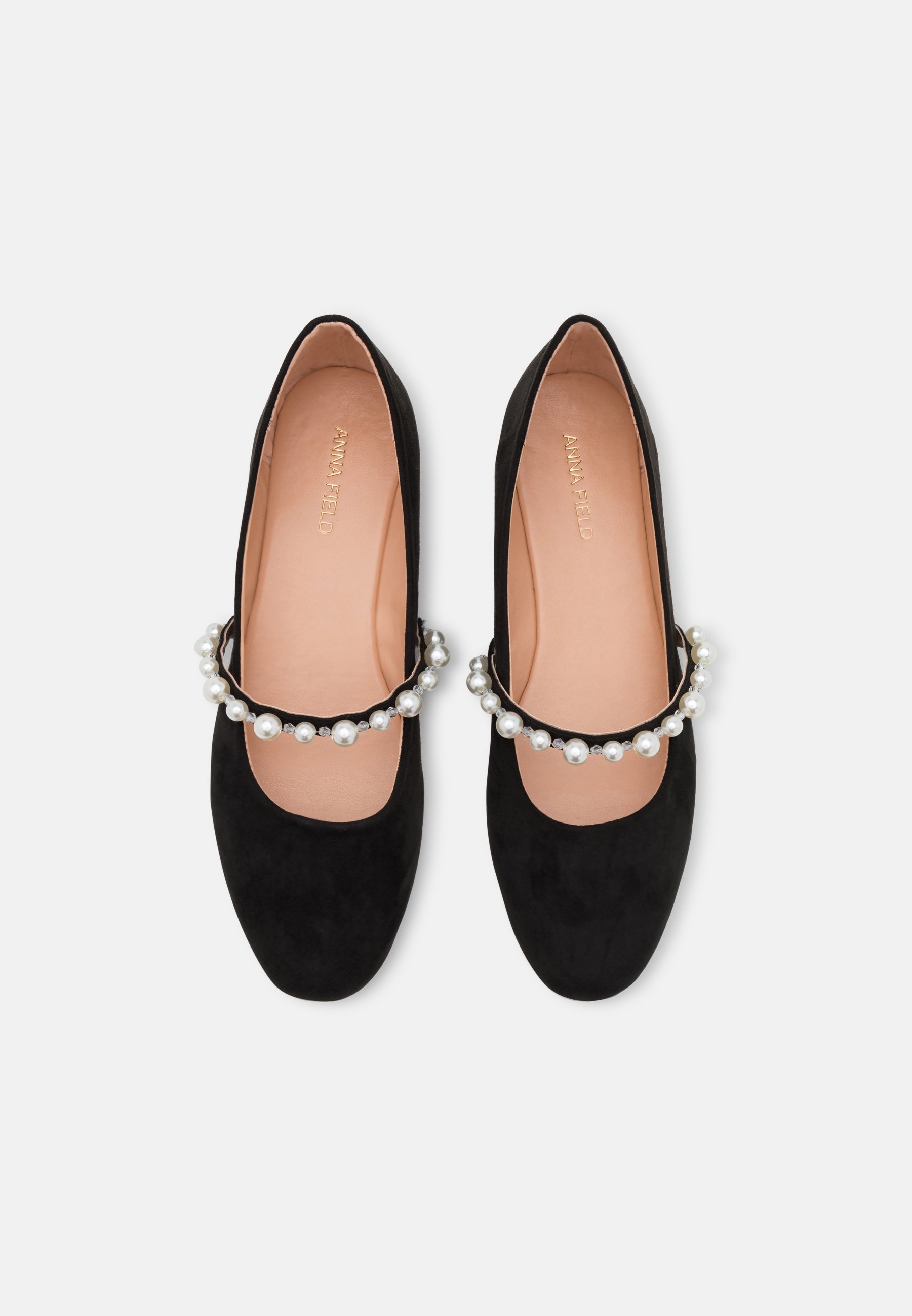 Ballerines Anna Field à bride cheville - noires