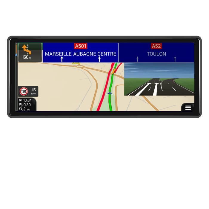 GPS Camping Car 10 Pouces NaviPro Max, Europe + Maroc, Aires De Camping - Mise A Jour Gratuite A Vie - DÉDIÉ Tableau DE Bord