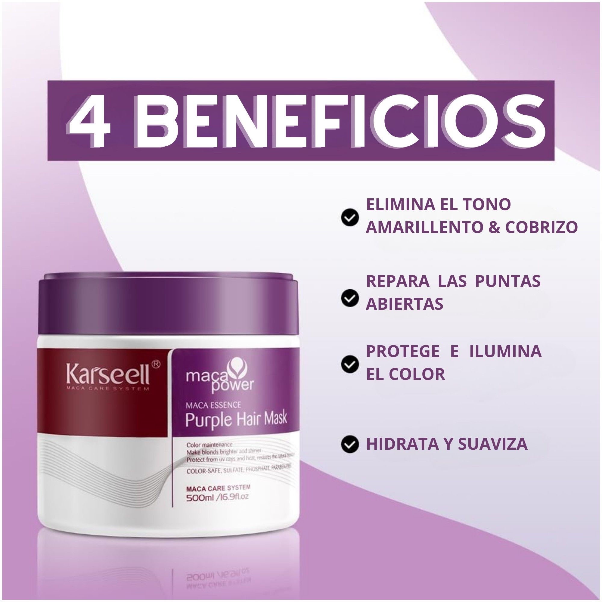 Maska za kosu Maca Power Violet Profesionalne maske za kosu