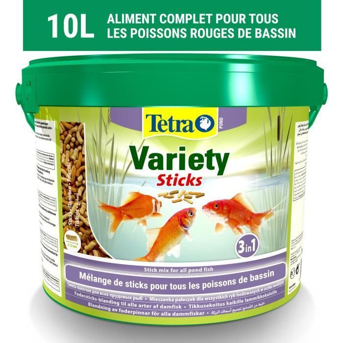 Palitos variados Tetra Pond (Contiene: 10 L)