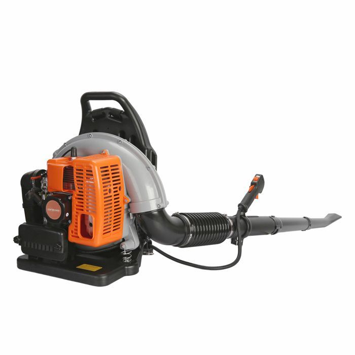 Soplador de hojas de gasolina tipo mochila - Aspiradoras de hojas - dos tiempos refrigerado por aire - EB650 - 6800 rpm - 63 cc - NARANJA