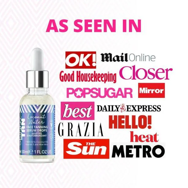 Skinny Tan Kokosvann Selvbruningsdråper for ansiktet 30 ml
