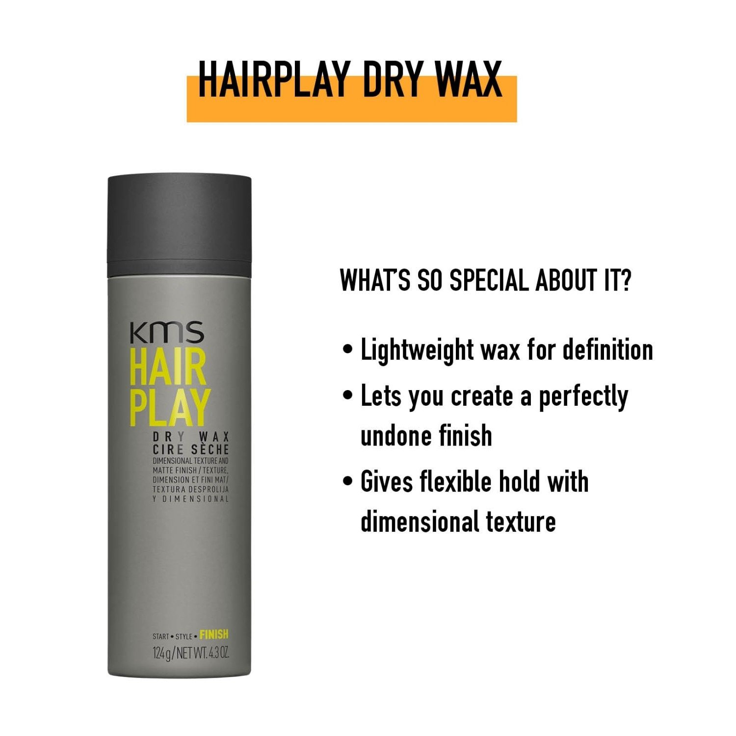 KMS vosek za lase - suhi vosek - 150 ml