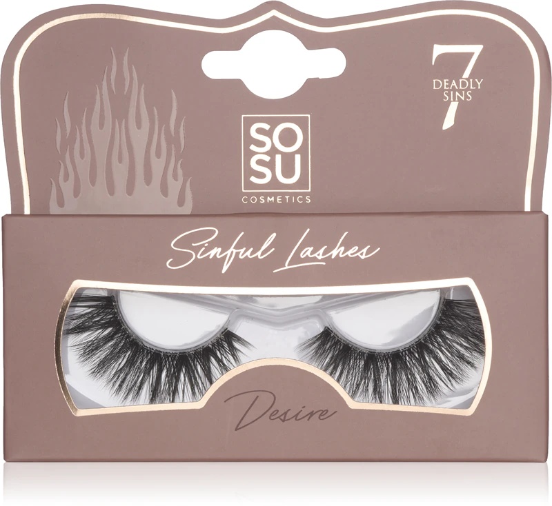 SOSU Cosmetics 7 Deadly Sins Lashes mākslīgās skropstas