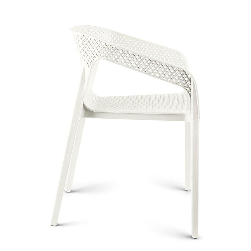 Silla apilable Visby blanca
