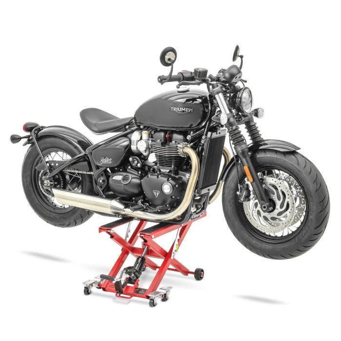 Pont élévateur moto à ciseaux - ConStands Mid-Lift XL - 500kg - Hauteur réglable 105-420mm - Antidérapant