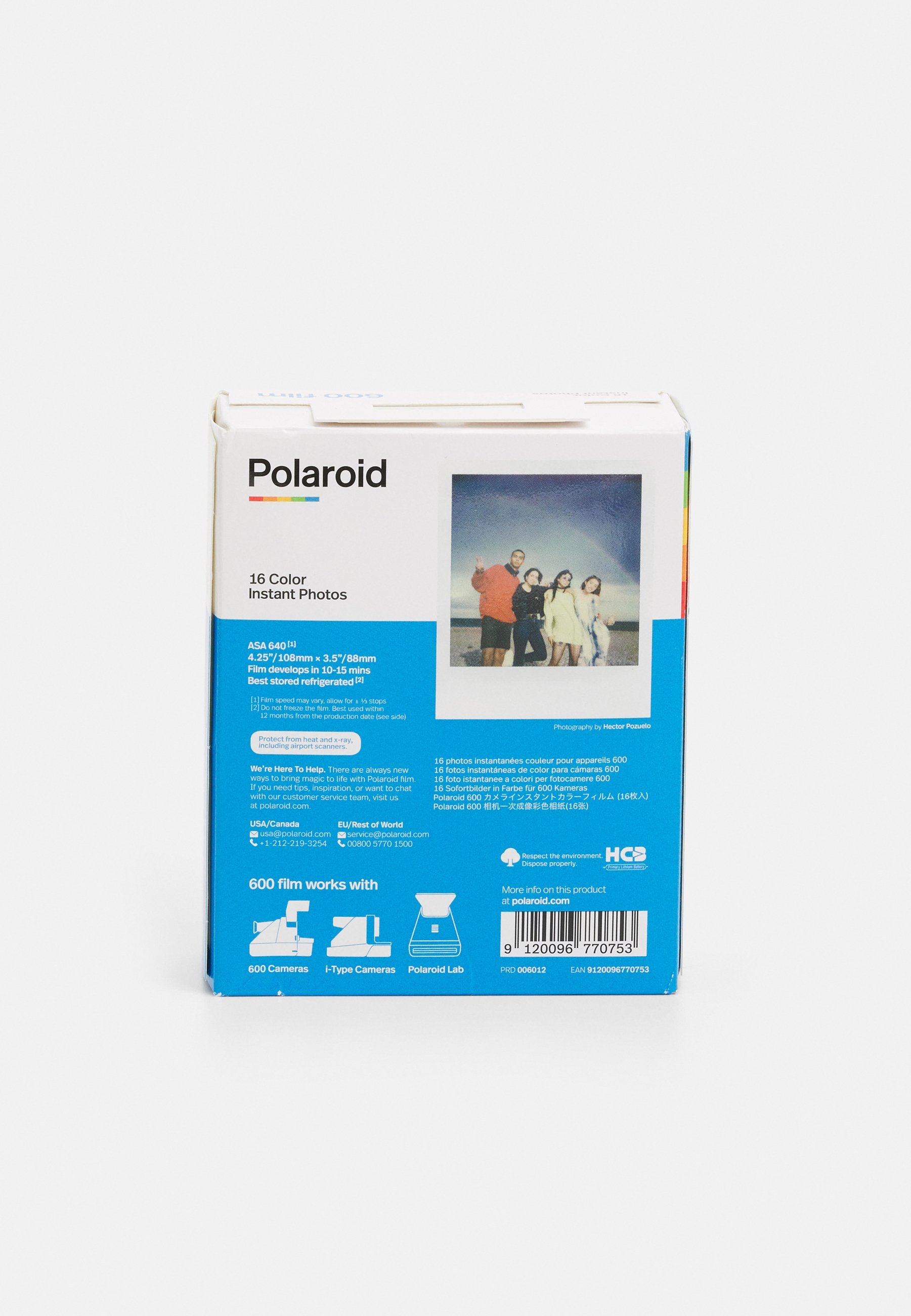 Polaroid kleurenfilm voor 600 - Camerafilm - meerkleurig
