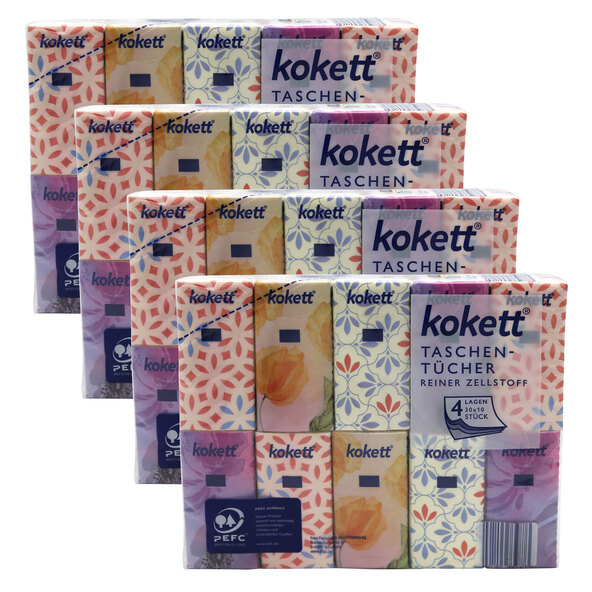 4-laags toiletpapier, set van 4