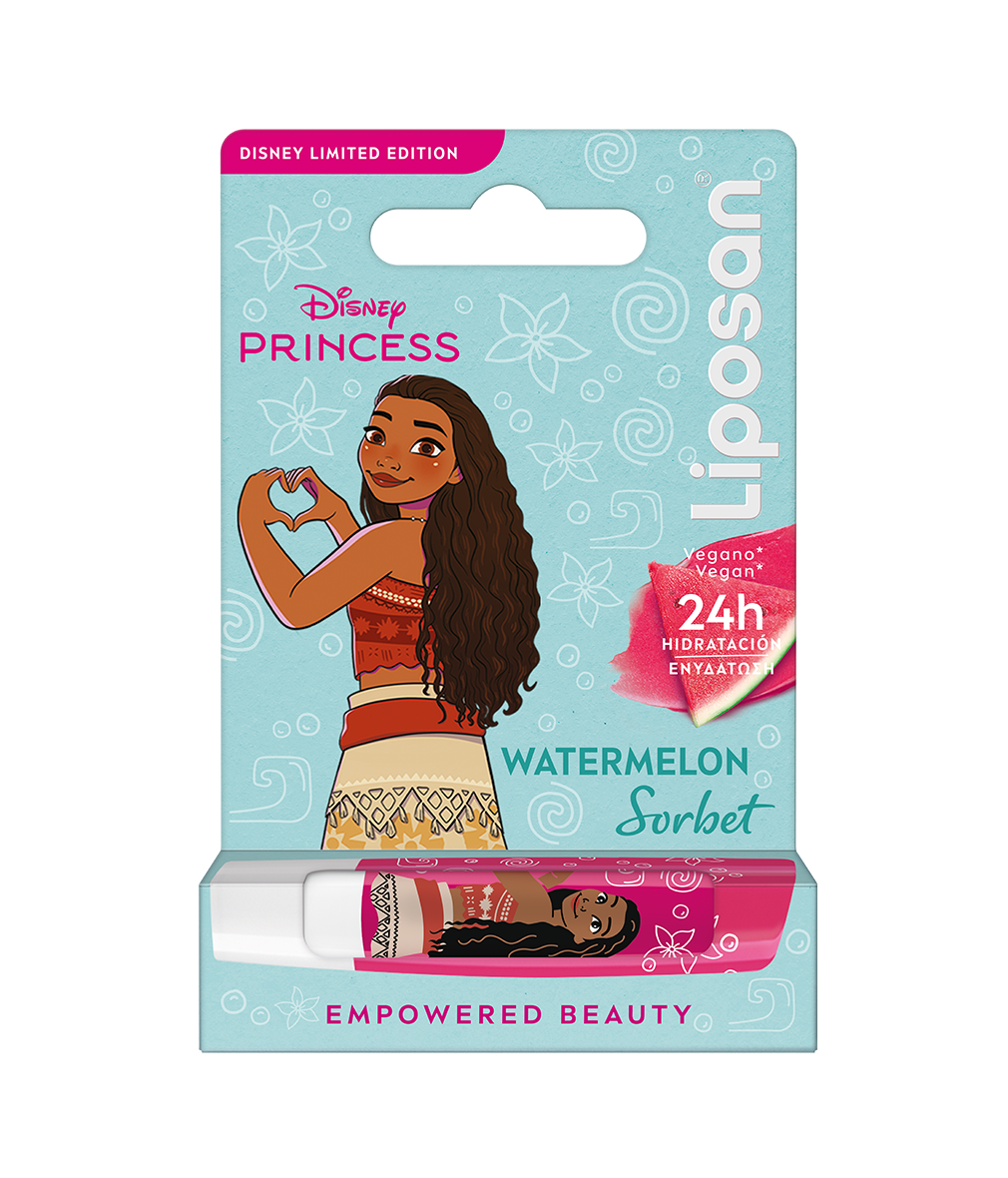 Balzam za ustnice Disney Princess Moana Limited Edition z vonjem lubenice Ustnice: balzami in nega