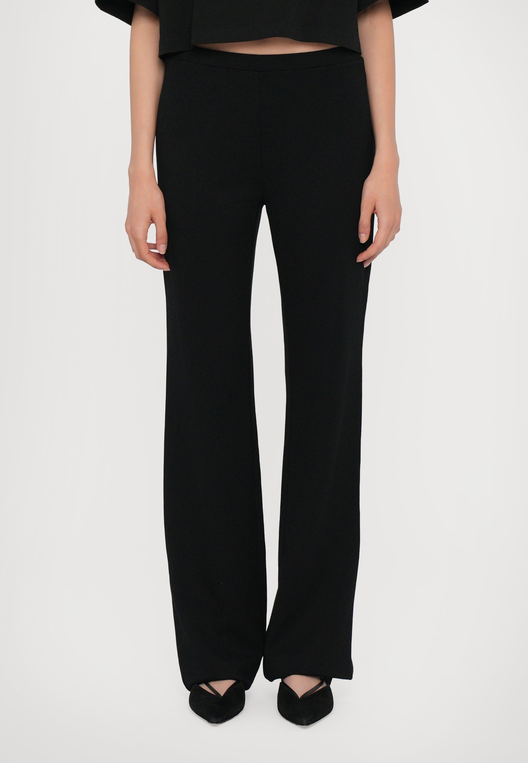 Pantaloni dritti Brooke di Diane von Furstenberg - Pantaloni neri