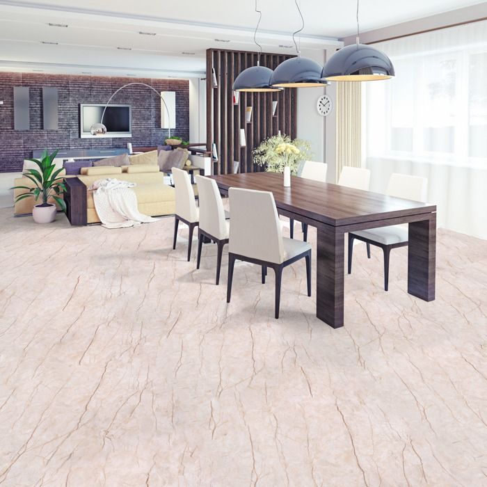 Anti-slip, waterproof pink marble floor adhesive roll, sold by the meter - 60x3m