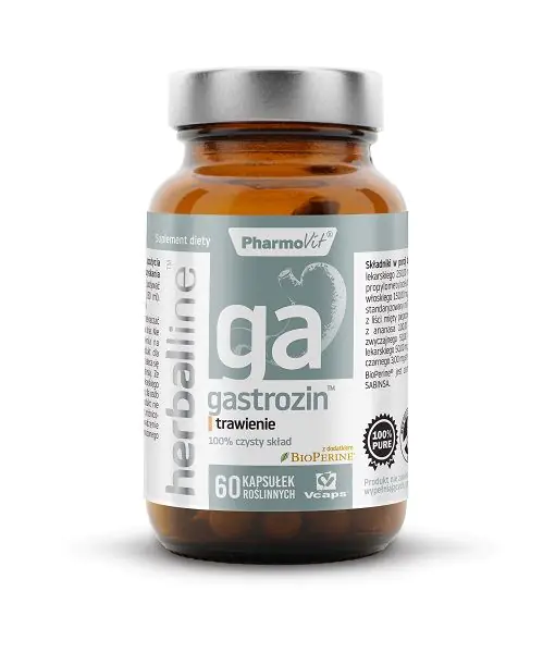 PharmoVit Herballine Gastrozin Trawienie Kapsułki