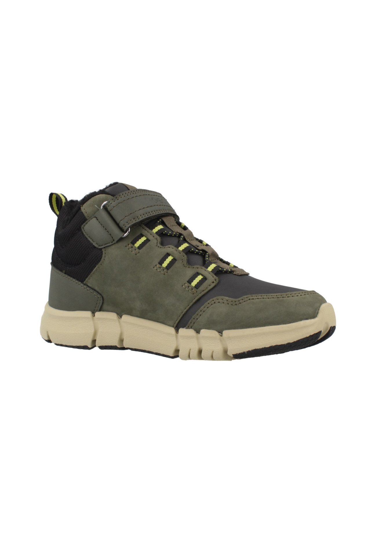 Geox FLEXYPER - Zimske čizme - vojne/crne