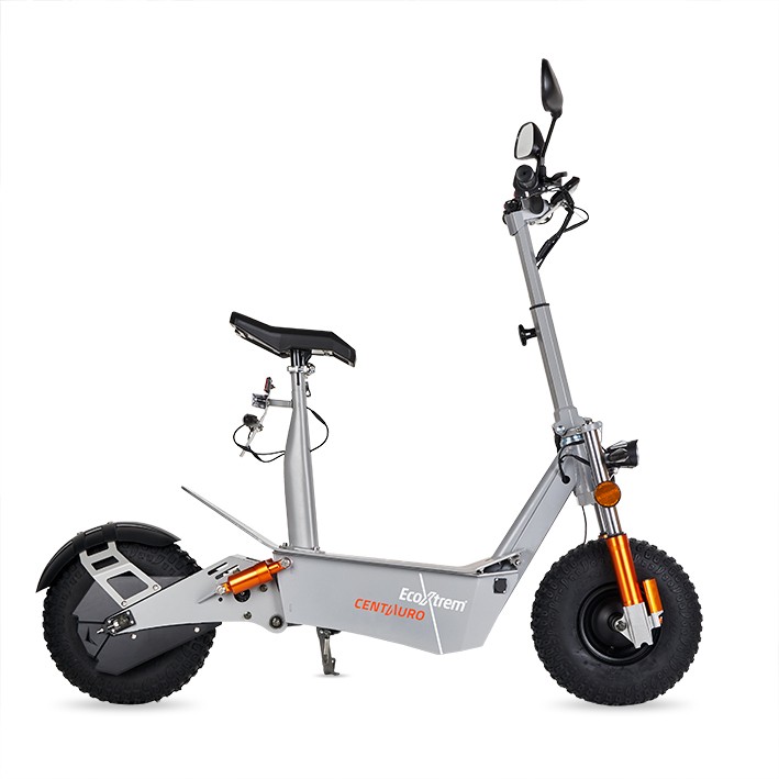 CENTAURO LEGAL ELEKTRISCHE SCOOTER, GRIJS, MET ZITTING EN XXL LCD-SCHERM