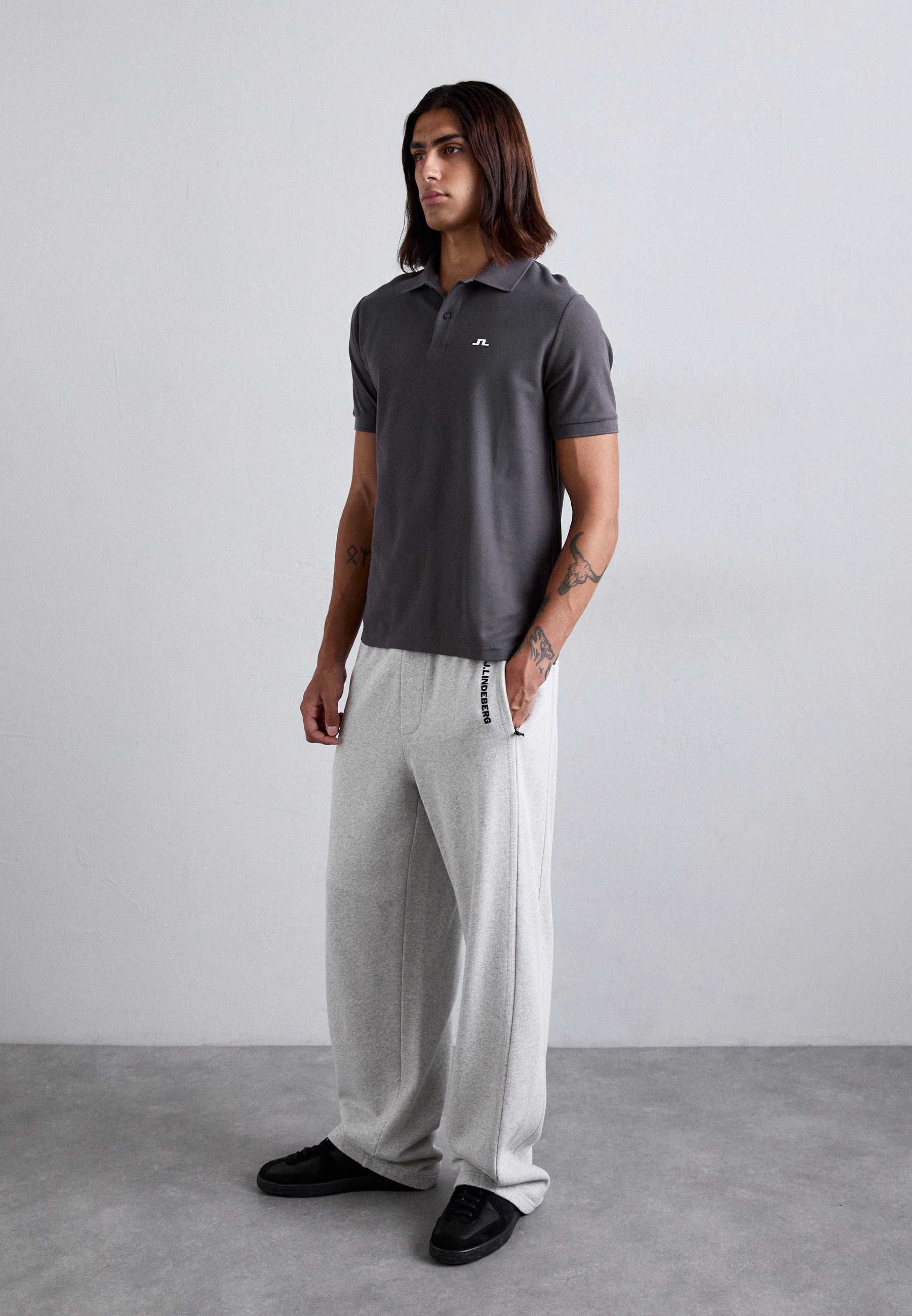 Pantaloni da tuta J.LINDEBERG CALLAN - Pantaloni da tuta - grigio chiaro mélange