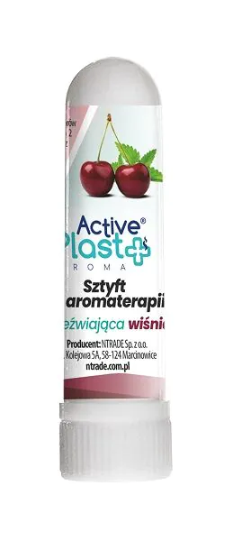 Activeplast Aroma Sztyft Orzeźwiająca Wiśnia, Sztyft do nosa