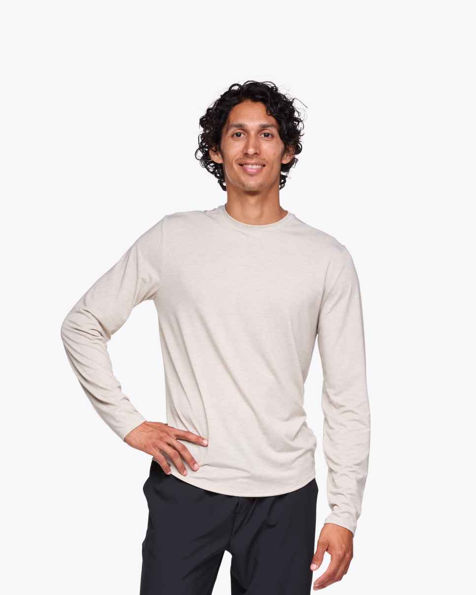 HOKA Maglietta a maniche lunghe Sesame Htr