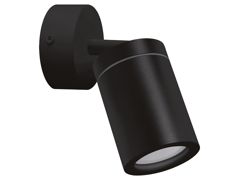 Kinkiet łazienkowy Tenor aluminiowy czarny