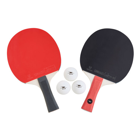 Bordtennisset, svart/rött