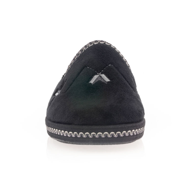Schwarze Damenpantoffeln