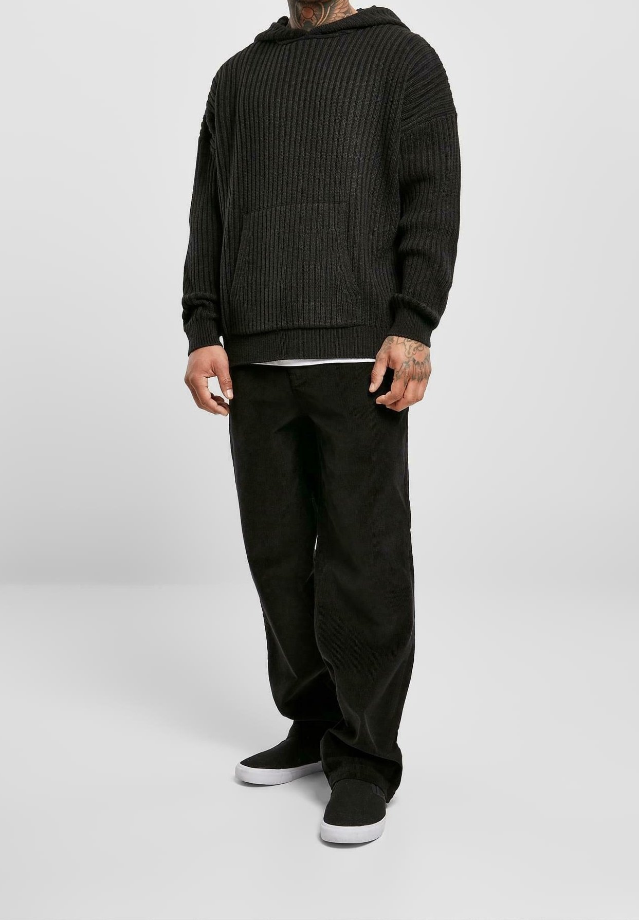 Urban Classics Hoodie - zwart