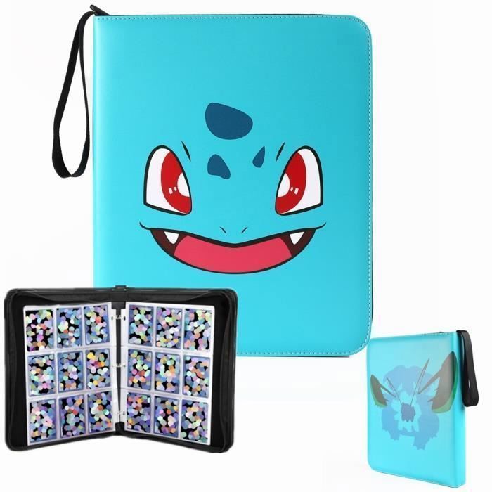 Cartes à collectionner, Cahier Range Classeur Carte 720 Cartes, Livre Porte Grande Carte Compatible pour Trading Card, bleu