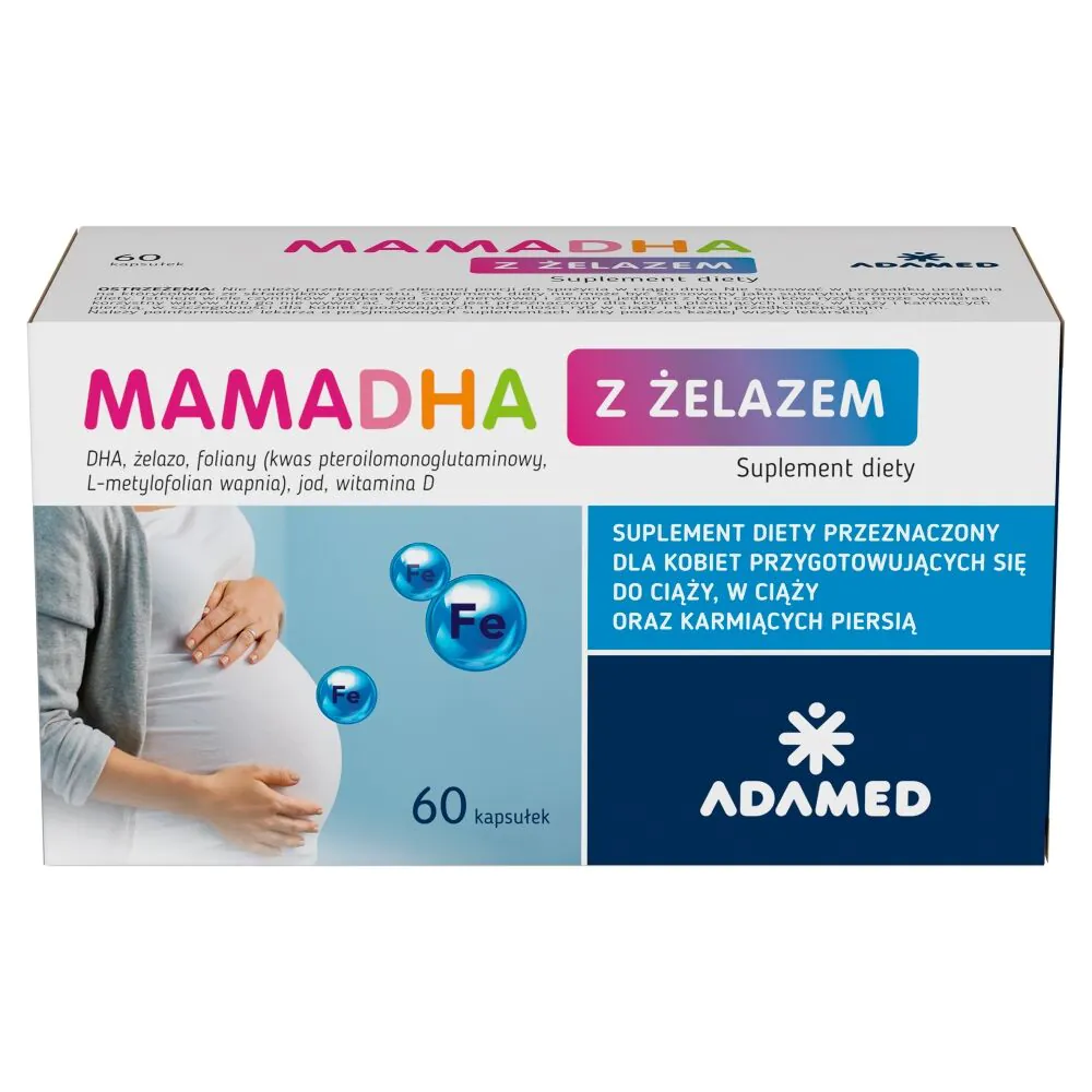 Mama DHA z Żelazem Kapsułki