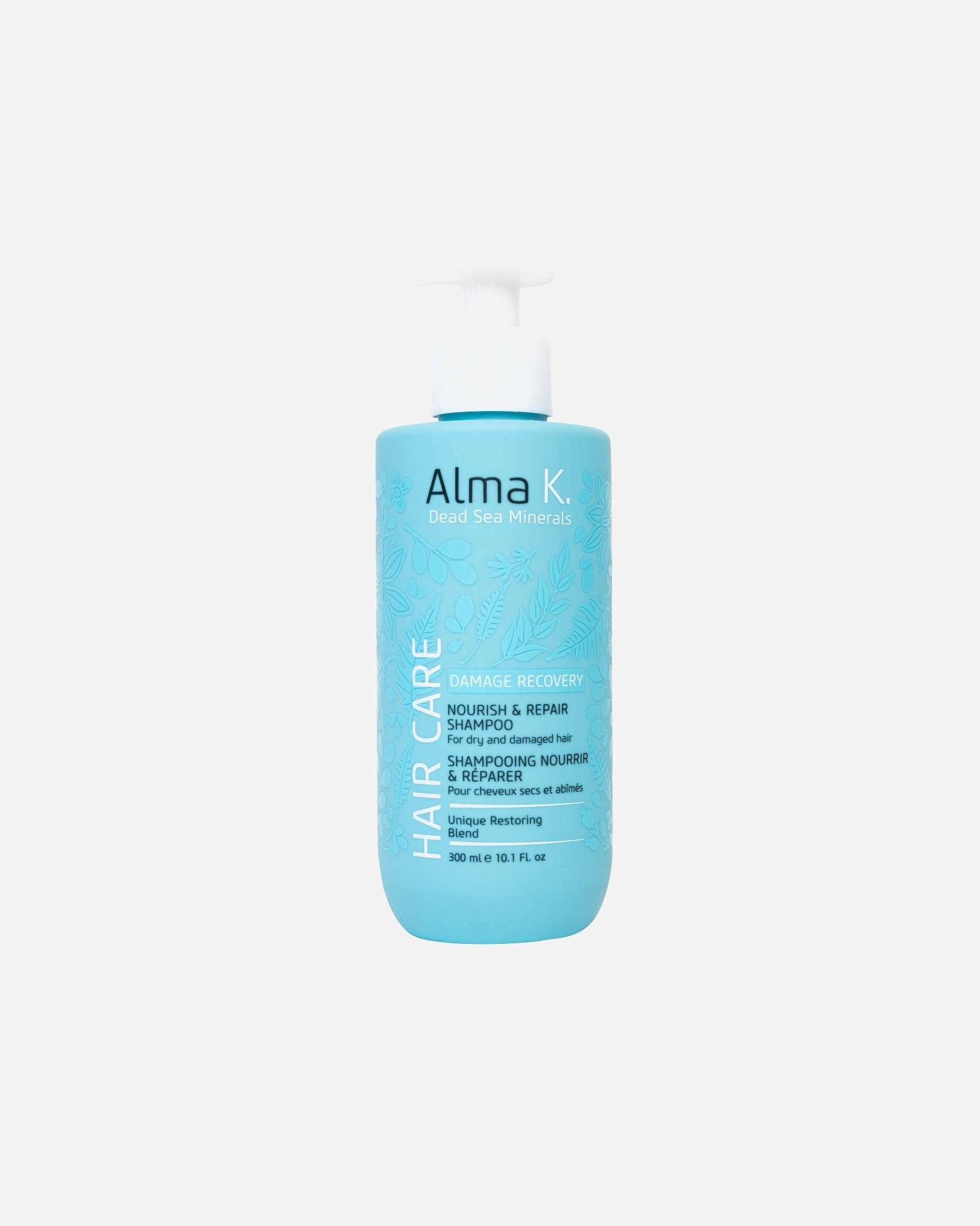 Šampón na vlasy Alma K – Výživný a regeneračný šampón – 300 ml