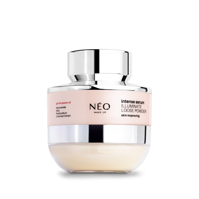 Polvos sueltos iluminadores con sérum intenso de Neo Make Up
