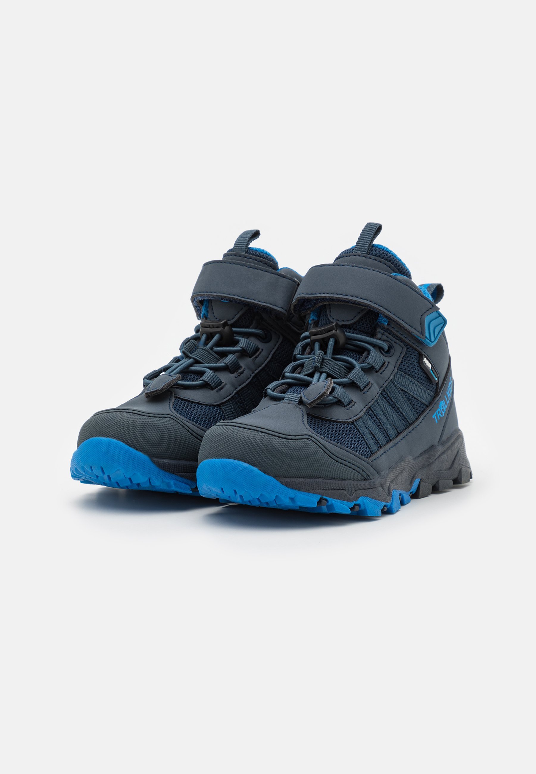 TROLLKIDS TRONFJELL HIKER MID UNISEX - Wanderschuhe - marineblau/mittelblau
