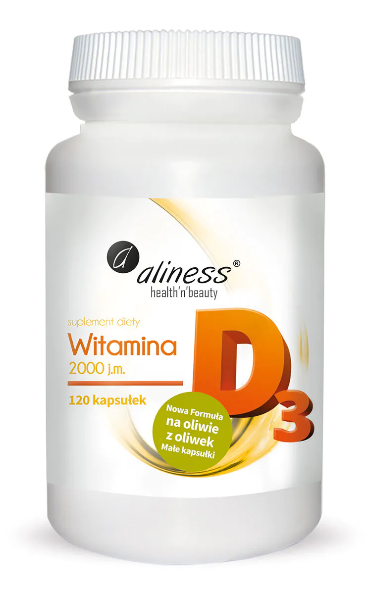 Aliness Witamina D3 2000 j.m., Kapsułki