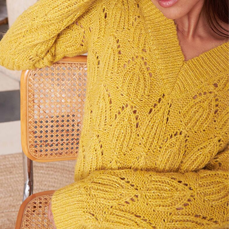 Pull Femme Jaune