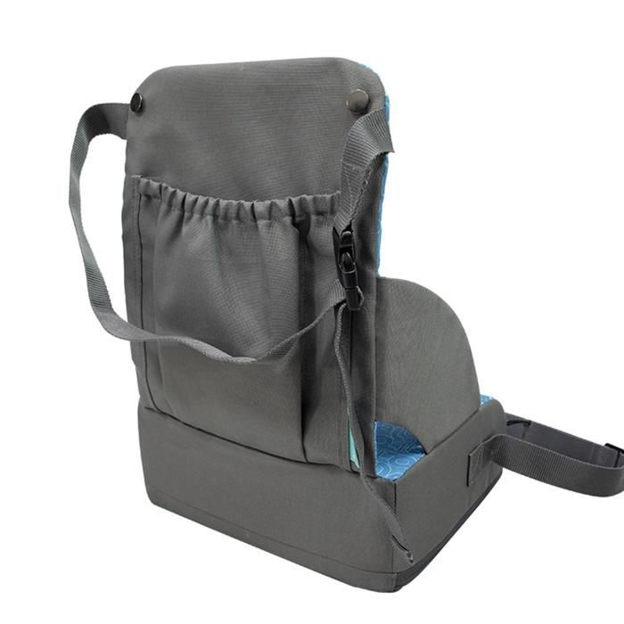 Asiento elevador para bebé Vvikizy para bebés de 6 meses a 3 años, cojín cómodo e impermeable, arnés de 3 puntos, se acopla a la silla.
